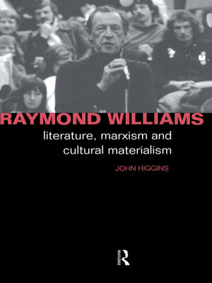 cover image of Raymond Williams